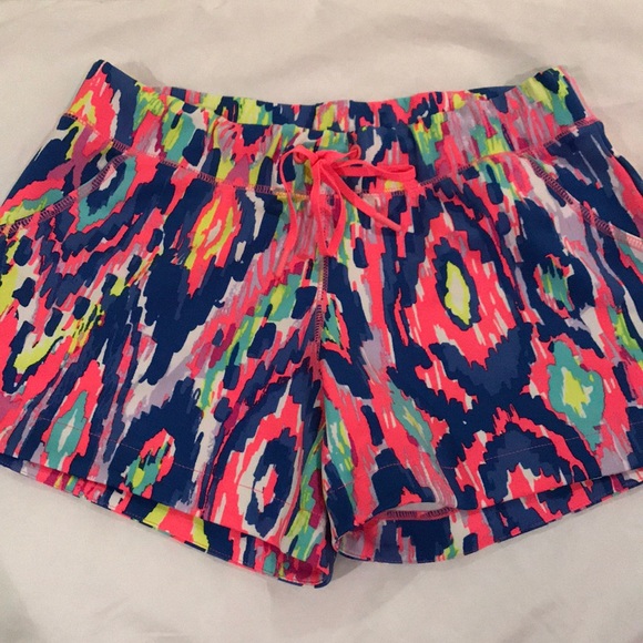 lilly pulitzer luxletic shorts